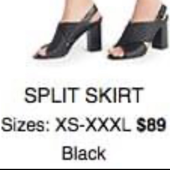 Ruby Ribbon split skirt - Picture 2 of 2